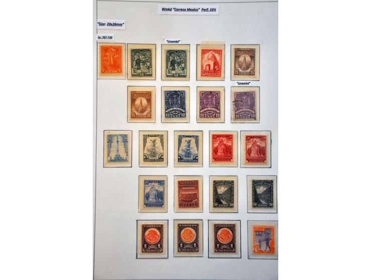 highly specialized collection 1856-1968 collected both used and */** with many better stamps and sets, province overprints, l