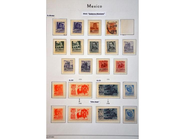 highly specialized collection 1856-1968 collected both used and */** with many better stamps and sets, province overprints, l