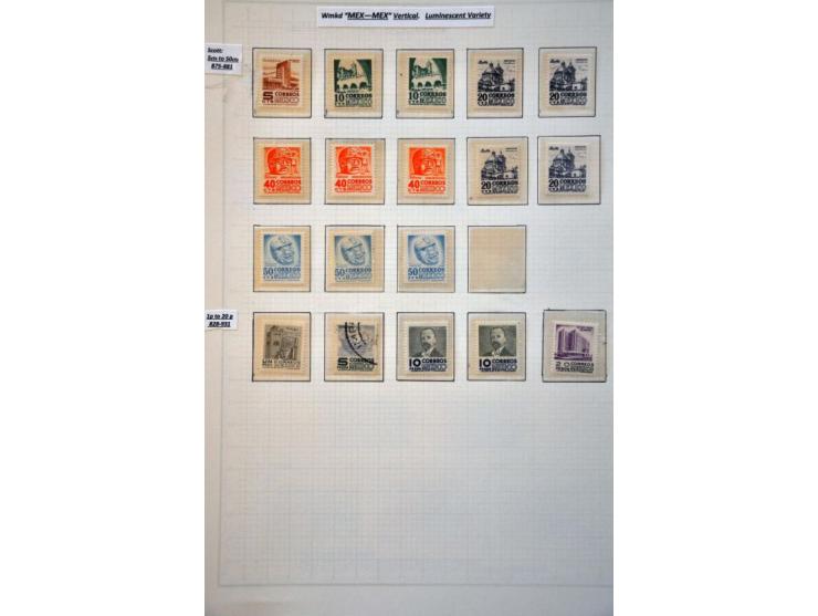highly specialized collection 1856-1968 collected both used and */** with many better stamps and sets, province overprints, l