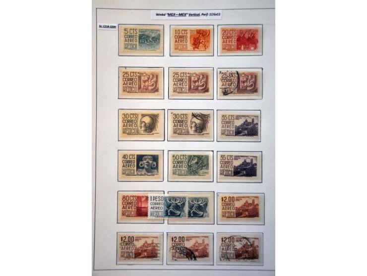 highly specialized collection 1856-1968 collected both used and */** with many better stamps and sets, province overprints, l