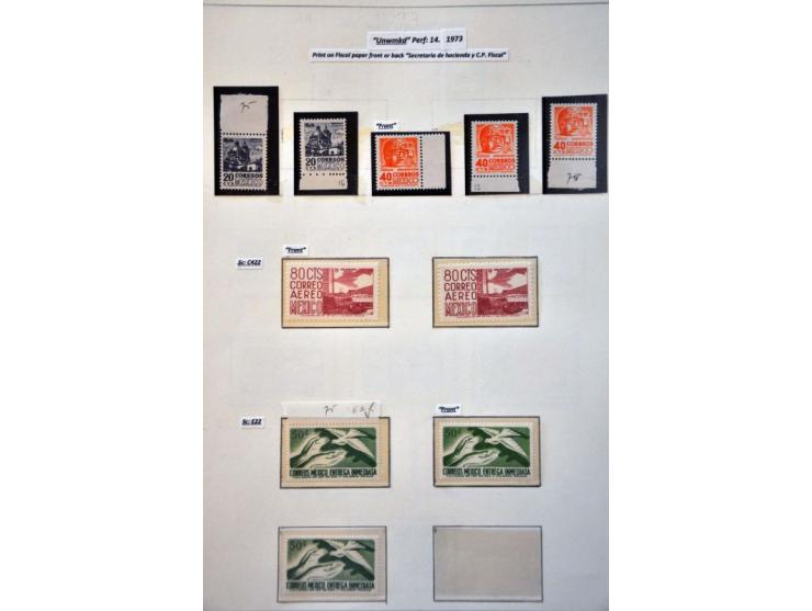 highly specialized collection 1856-1968 collected both used and */** with many better stamps and sets, province overprints, l