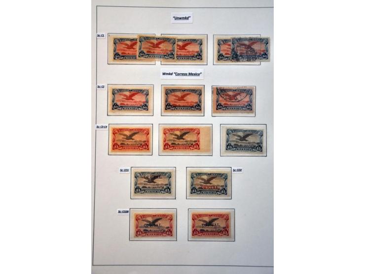 highly specialized collection 1856-1968 collected both used and */** with many better stamps and sets, province overprints, l