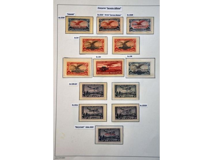 highly specialized collection 1856-1968 collected both used and */** with many better stamps and sets, province overprints, l