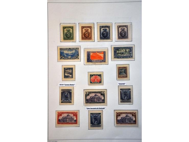 highly specialized collection 1856-1968 collected both used and */** with many better stamps and sets, province overprints, l