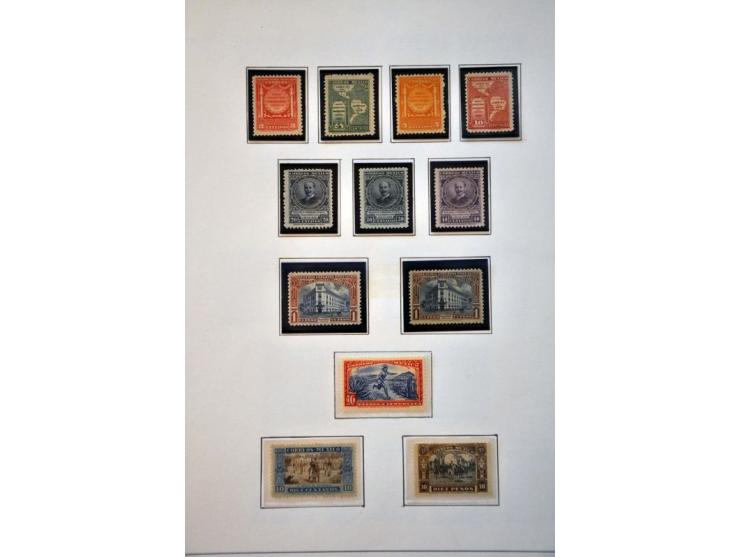 highly specialized collection 1856-1968 collected both used and */** with many better stamps and sets, province overprints, l