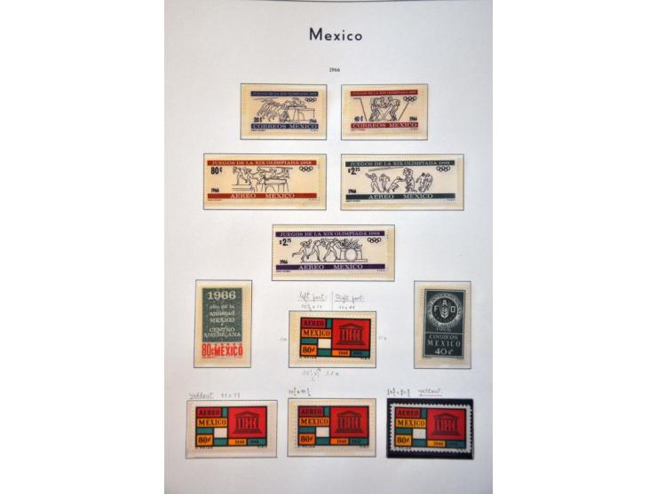highly specialized collection 1856-1968 collected both used and */** with many better stamps and sets, province overprints, l