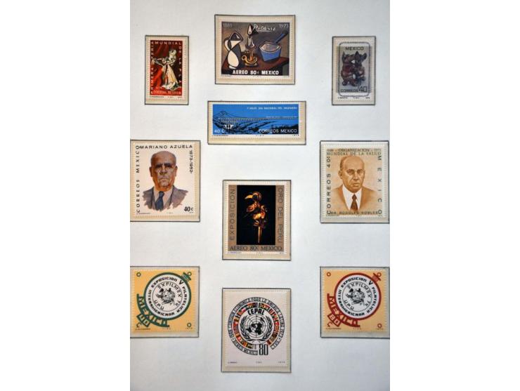 highly specialized collection 1856-1968 collected both used and */** with many better stamps and sets, province overprints, l
