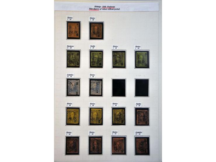 highly specialized collection 1856-1968 collected both used and */** with many better stamps and sets, province overprints, l