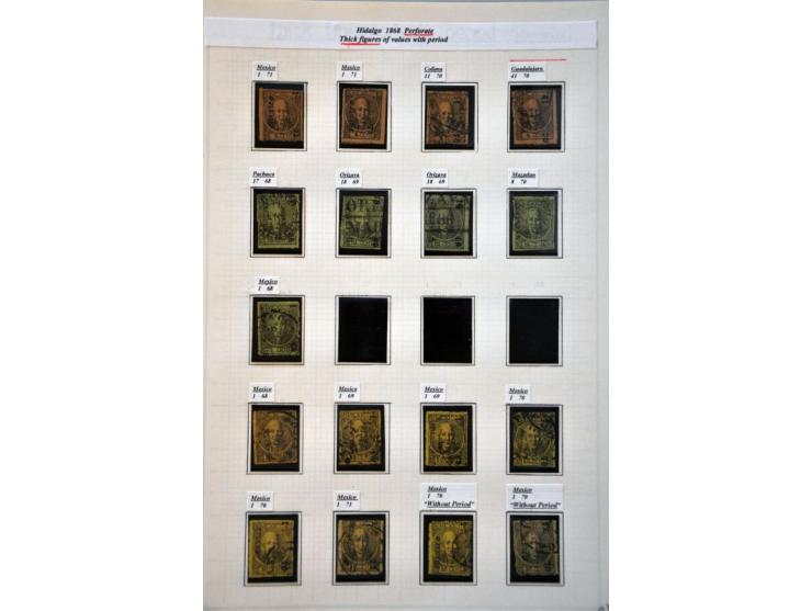 highly specialized collection 1856-1968 collected both used and */** with many better stamps and sets, province overprints, l