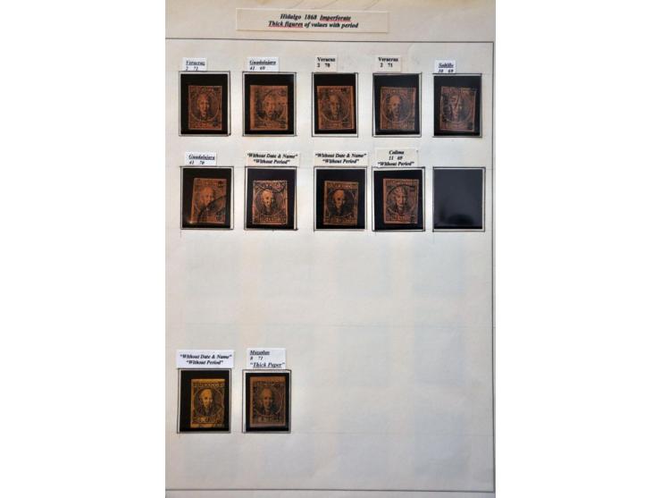 highly specialized collection 1856-1968 collected both used and */** with many better stamps and sets, province overprints, l