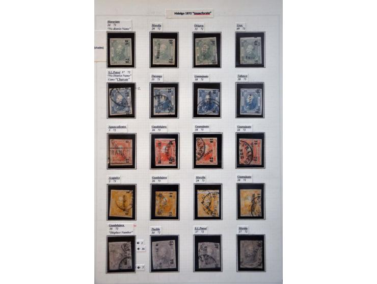 highly specialized collection 1856-1968 collected both used and */** with many better stamps and sets, province overprints, l