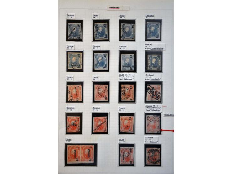 highly specialized collection 1856-1968 collected both used and */** with many better stamps and sets, province overprints, l