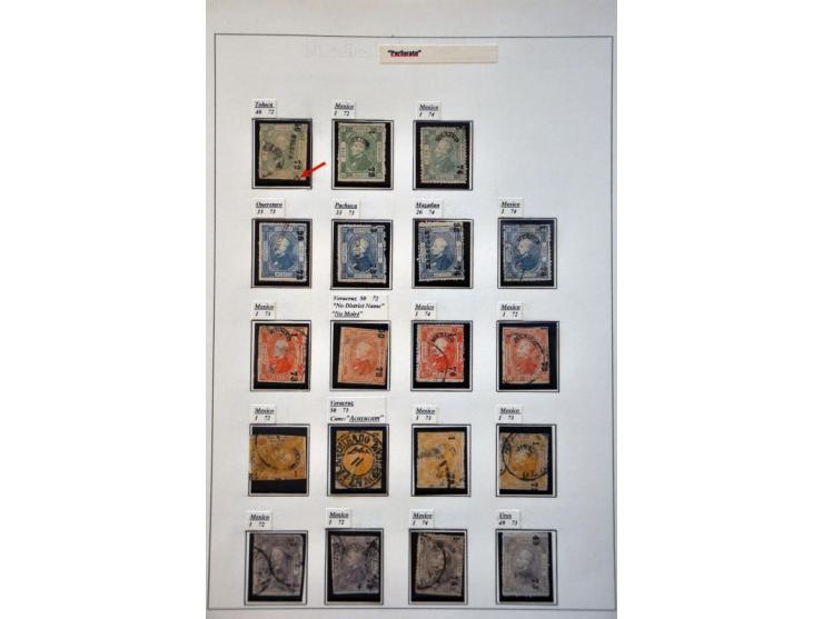 highly specialized collection 1856-1968 collected both used and */** with many better stamps and sets, province overprints, l