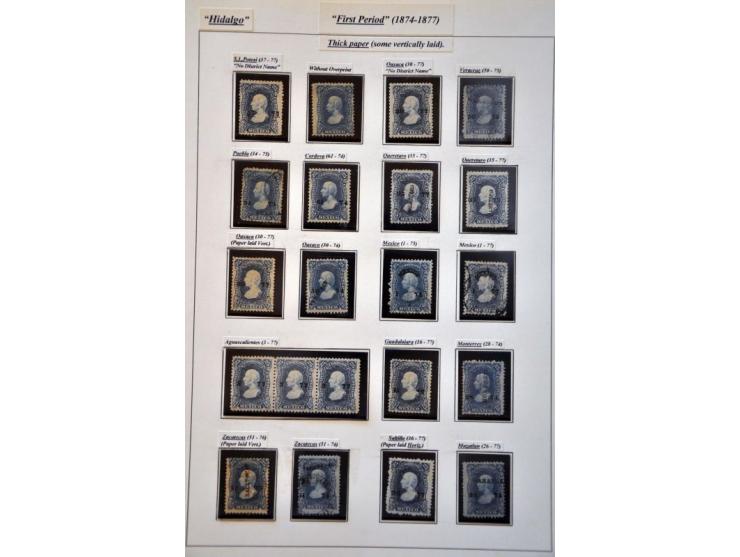 highly specialized collection 1856-1968 collected both used and */** with many better stamps and sets, province overprints, l