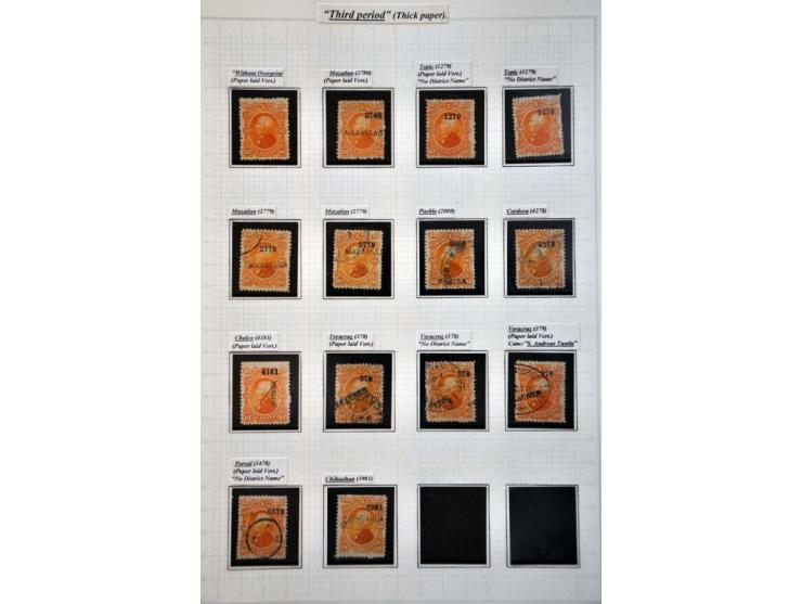 highly specialized collection 1856-1968 collected both used and */** with many better stamps and sets, province overprints, l