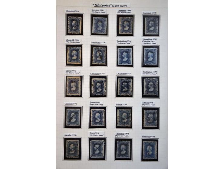 highly specialized collection 1856-1968 collected both used and */** with many better stamps and sets, province overprints, l