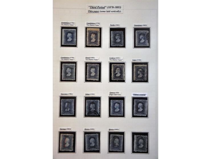 highly specialized collection 1856-1968 collected both used and */** with many better stamps and sets, province overprints, l