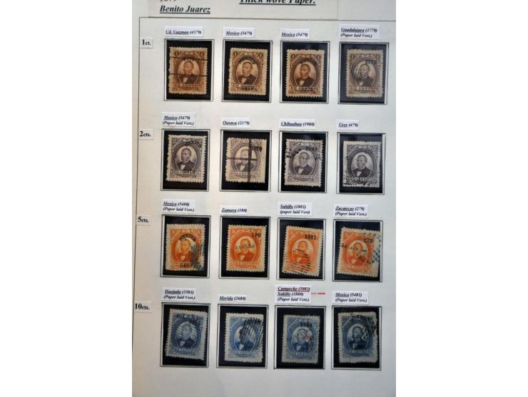 highly specialized collection 1856-1968 collected both used and */** with many better stamps and sets, province overprints, l