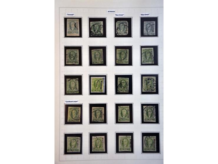highly specialized collection 1856-1968 collected both used and */** with many better stamps and sets, province overprints, l