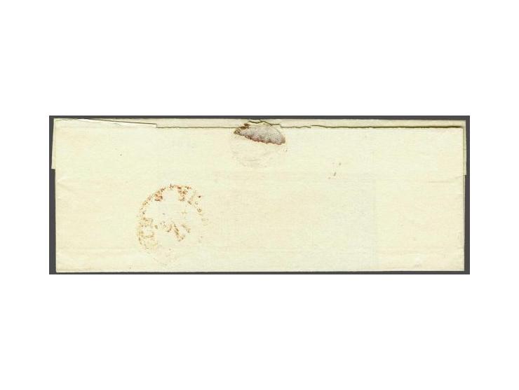 VELDPOST 2 15 AUG vrijwel pracht afdruk op ongedateerde omslag naar Bois le Duc (1831), port 10 cent