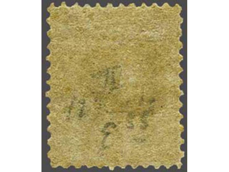 25 cent donkerviolet type II tanding 13¾ x 11¾, vrijwel pracht ex. met originele gom en grote plakkerrest, cat.w. 3300