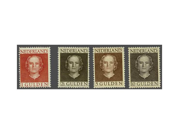 1 t/m 10 gulden met certificaat NKD 2016, cat.w. 1150