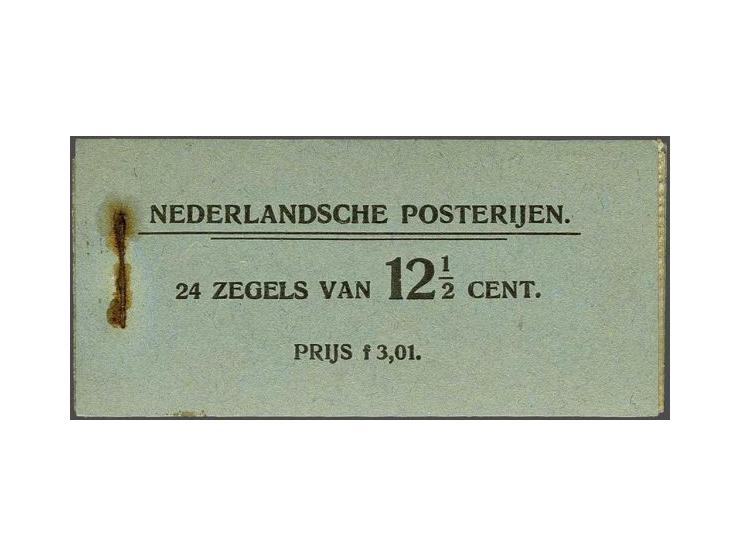 Boekje fl. 3,01 met 24 zegels nr. 63, vrijwel pracht ex. (nietje roestig, roestplekjes achterzijde en op enkele zegels), cat.