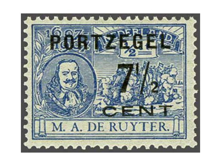 De Ruyter 7½ cent type II, cat.w. 300