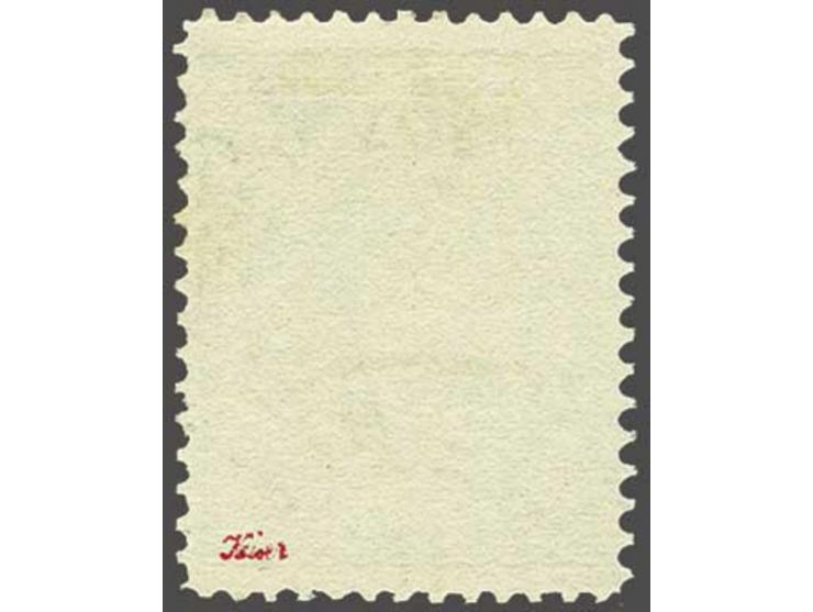 Java 2½ gulden zwartblauw met variëteit opdruk hoogstaand, pracht ex. gesigneerd Keiser en met certificaat Vleeming 2018, cat