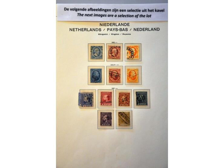 collectie 1852-1999 tot 1899 gestempeld en daarna vrijwel geheel */** met betere ex. en series w.b. 90-101, 104-105, 130-131 
