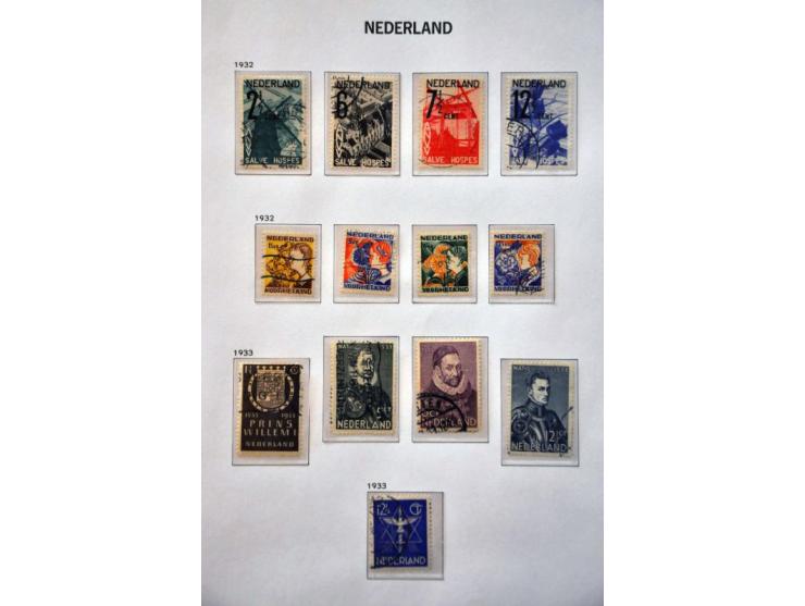 collectie 1852-2015 gestempeld en later ** nominaal ca. EUR850, NL1 (ca. 420x), internationaal (ca. 60x), kerst (ca. 110x) in