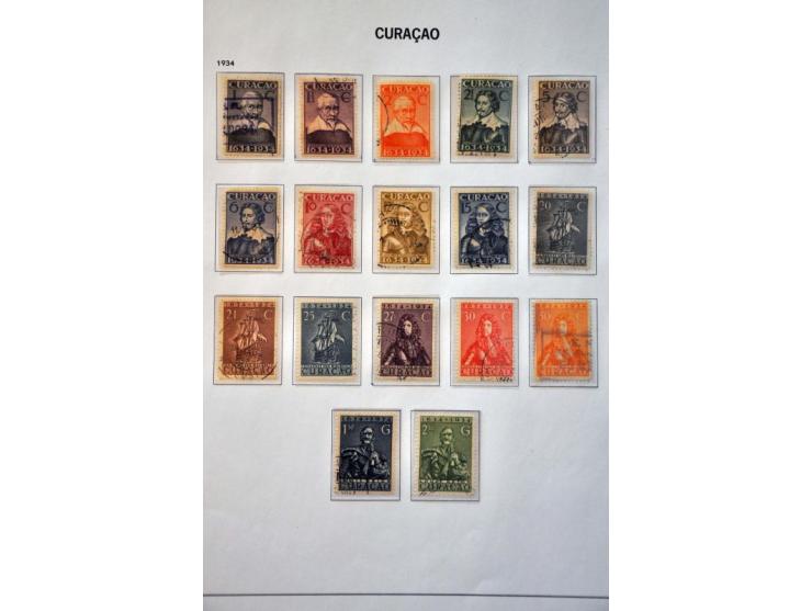 collectie 1873-1996 gestempeld met vele betere ex. en series w.b. emissie 1873, Van Konijnenburg, 300 jaar Gezag, port etc. i