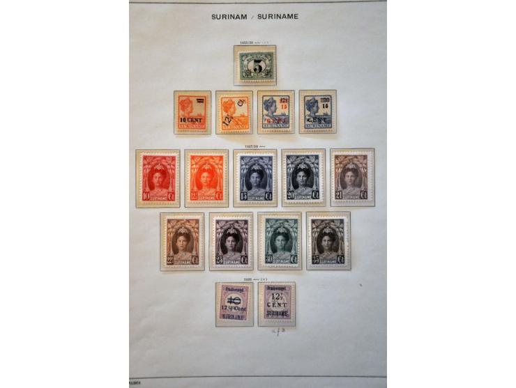 collectie 1873-1966 meest * met veel betere ex. en series w.b. 10a (*), 32a (*), 40 (*) met cert. NVPH 1960, Jubileum 1923 *,