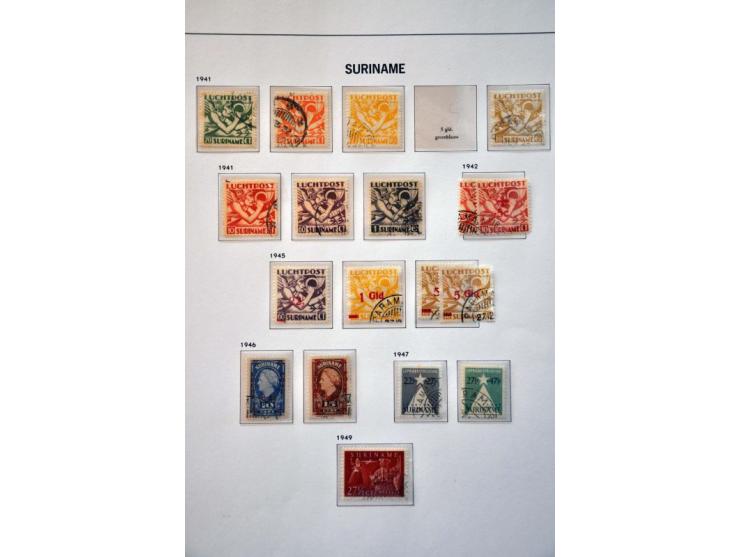 collectie 1873-1975 gestempeld met vele betere ex. en series w.b. emissie 1873, keerdrukken 1909, Jubileum 1923, port etc. in