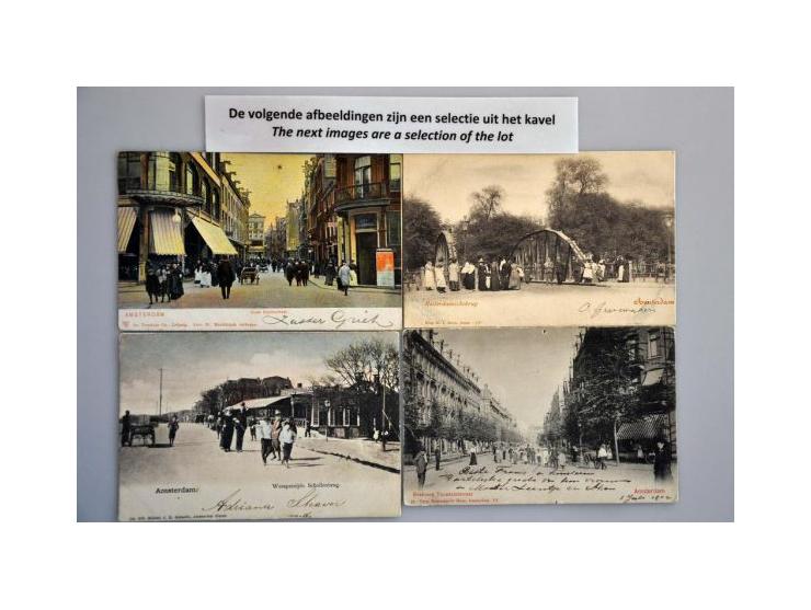 Amsterdam 136 ex. meest zeer oude met beter in album