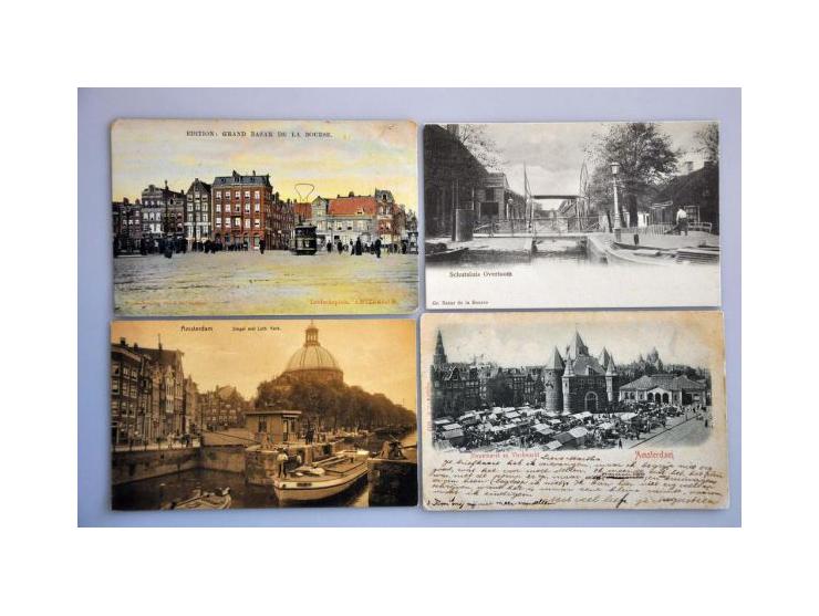 Amsterdam 136 ex. meest zeer oude met beter in album