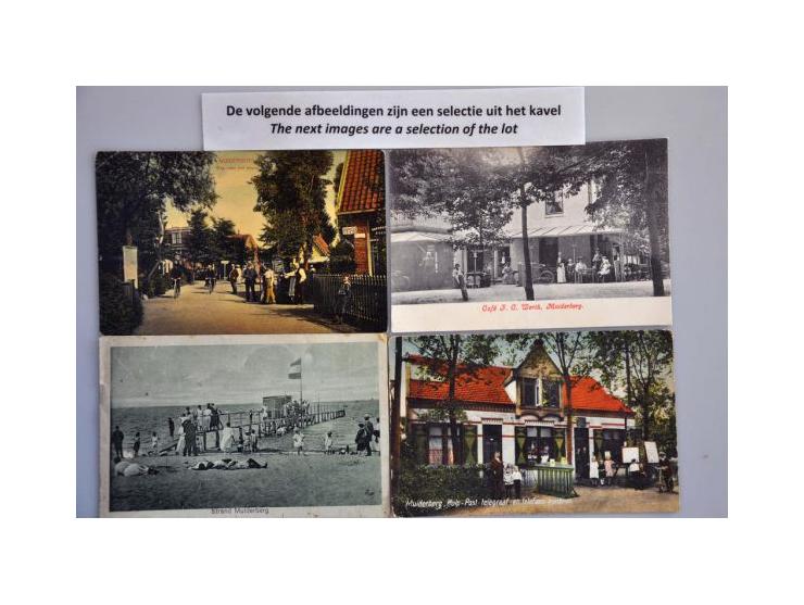 w.b. Muiderberg oude en zeer oude met beter, iets fantasie en diverse landen in 2 albumpjes en doosje 
