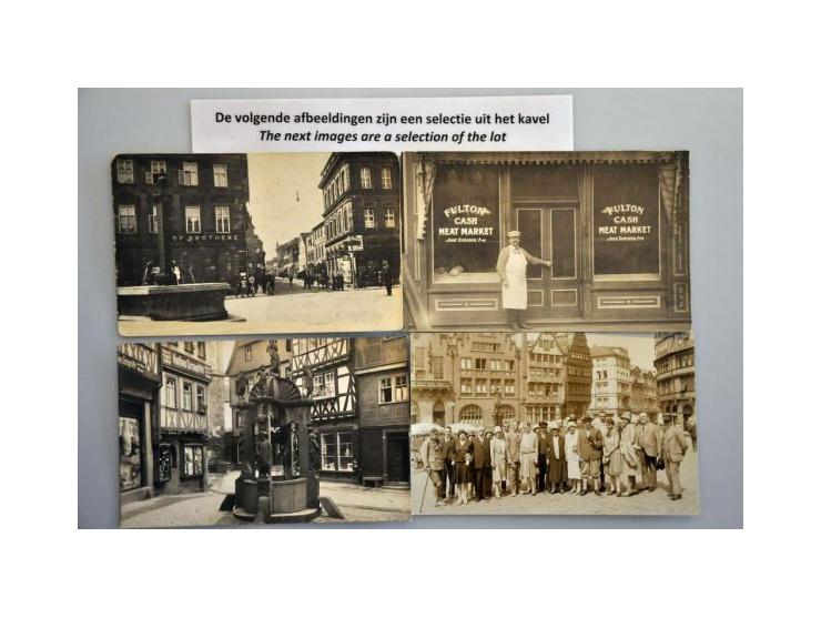 ca. 150 ex. oude met fotokaarten in doosje