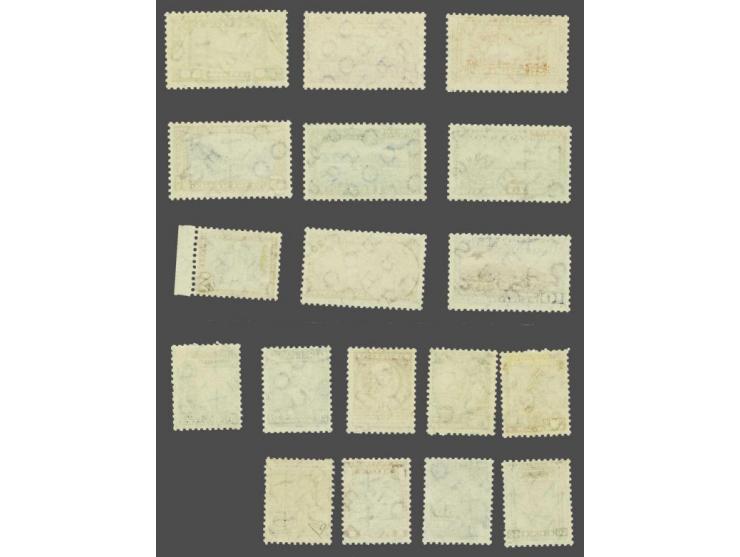 University of Mexico City 1 centavo - 20 pesos, very fine unmounted mint (nos. 681, 686 and 690 hinge remnants) with 1985 Enz