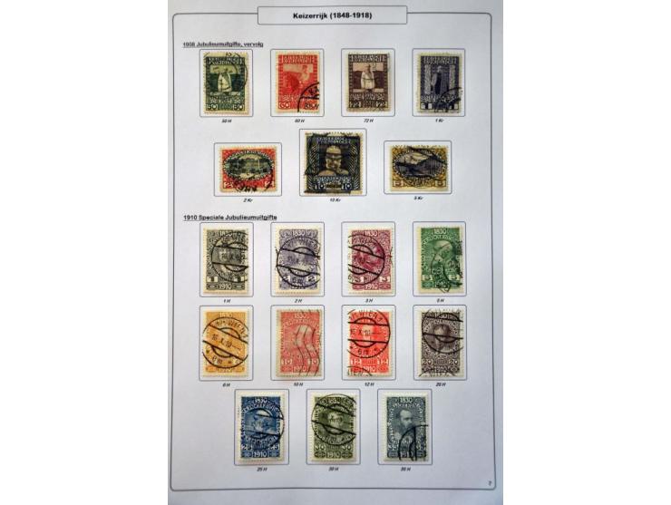 collection 1850-1960 used * including better ex. airmail, landscapes, etc. in small ring binder 