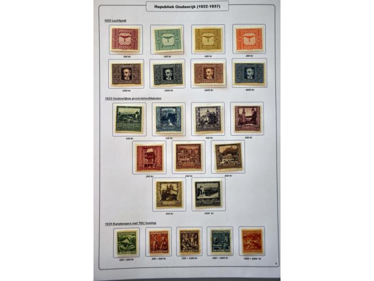collection 1850-1960 used * including better ex. airmail, landscapes, etc. in small ring binder 