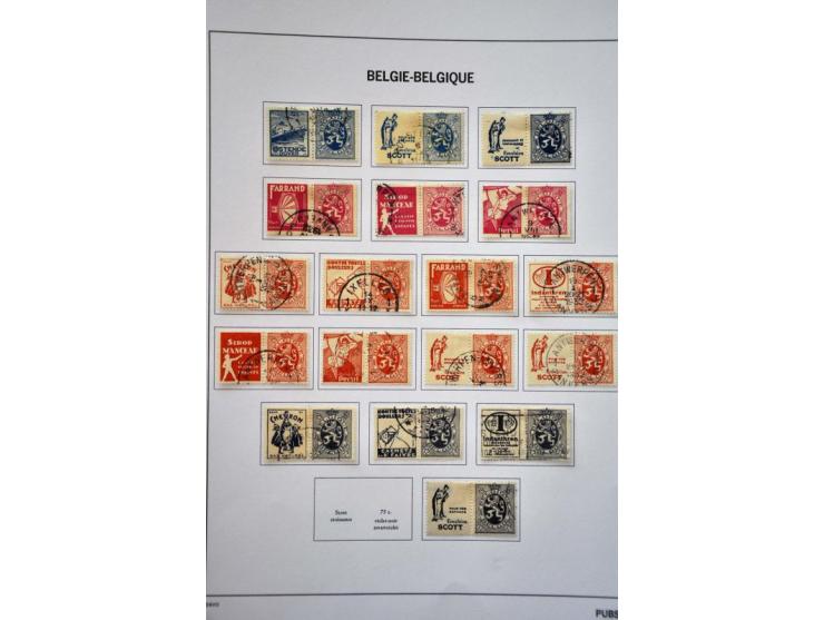 samenhangenden en pubs, collectie meest gestempeld met betere ex. op albumbladen