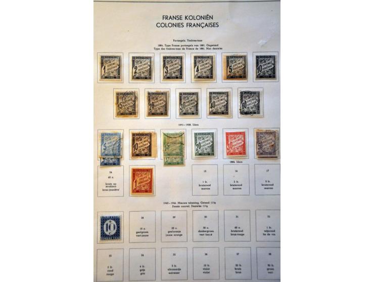and French offices in Greece and Turkey collection with better ex. including Dedéagh, Port Lagos, Levant etc. on album leaves