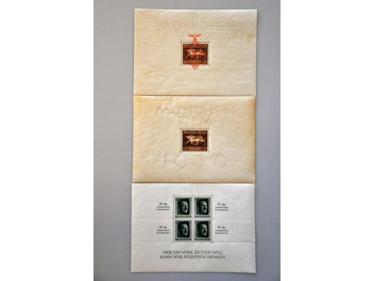 better stamps, sets and miniature sheets used and */** on stock page
