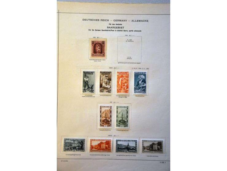 collection 1920-1934 used and * with better material including Mi. no. 30 (no guarantee) on album leaves