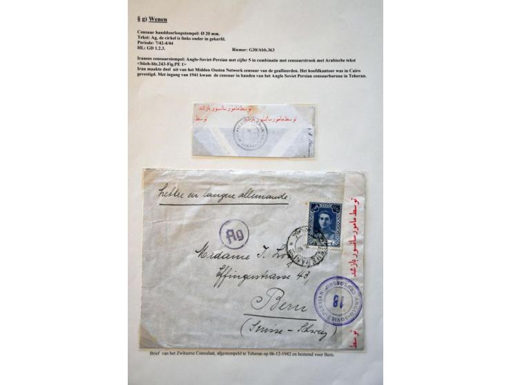 WWII Wien censor 'g', 11 letters from Greece and Turkey 1940-1944 to Western Europe with better censors as Landsmann GPG1.2 (
