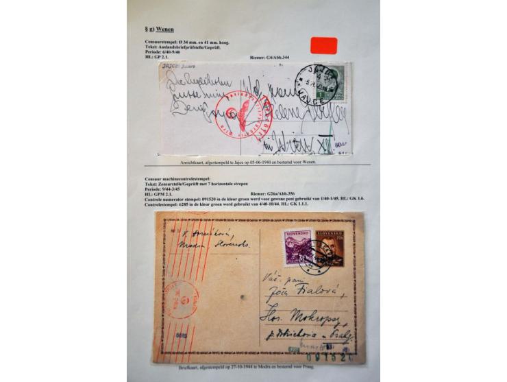 WWII Wien censor 'g', 31 letters and cards from Bulgaria, Hungary and Yugoslavia (most Serbia) 1940-1945 with better censors 