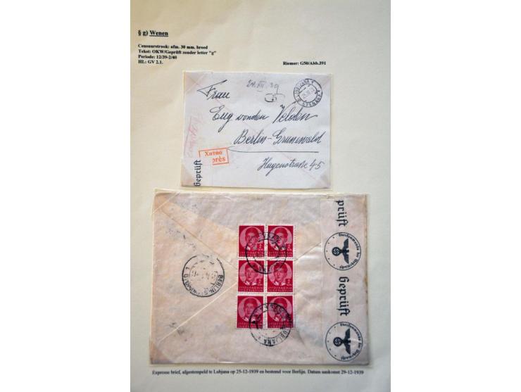 WWII Wien censor 'g', 31 letters and cards from Bulgaria, Hungary and Yugoslavia (most Serbia) 1940-1945 with better censors 