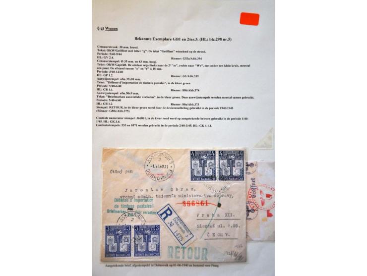 WWII Wien censor 'g', 31 letters and cards from Bulgaria, Hungary and Yugoslavia (most Serbia) 1940-1945 with better censors 