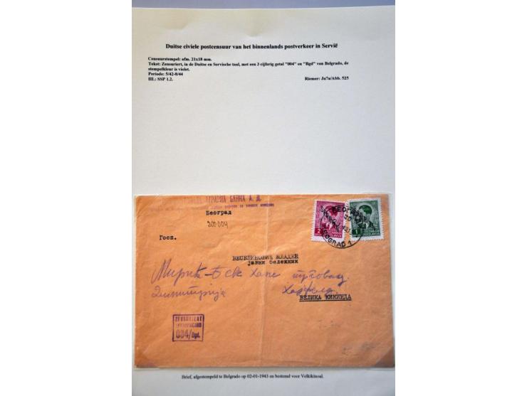 WWII Wien censor 'g', 31 letters and cards from Bulgaria, Hungary and Yugoslavia (most Serbia) 1940-1945 with better censors 